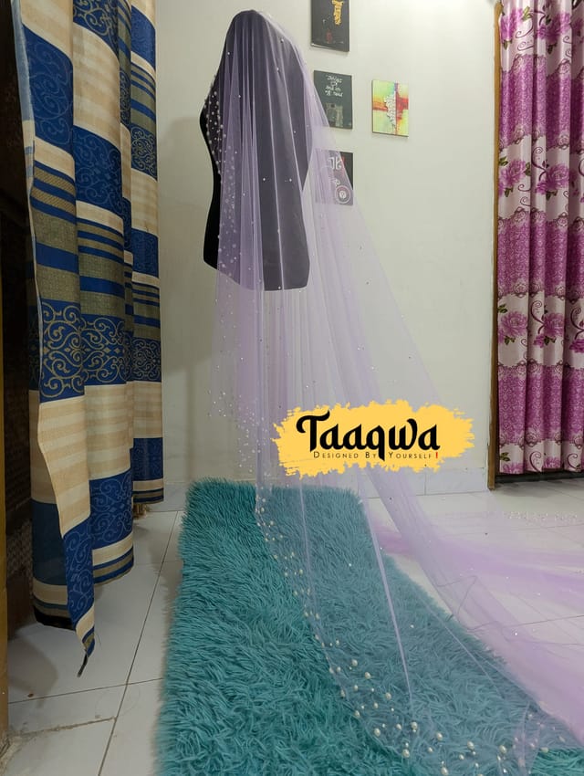 Exclusive Long Pearl Veil_img_1