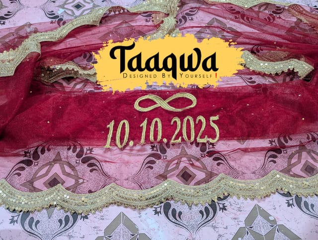 Cord Cut Customised Bridal Dupatta_img_1