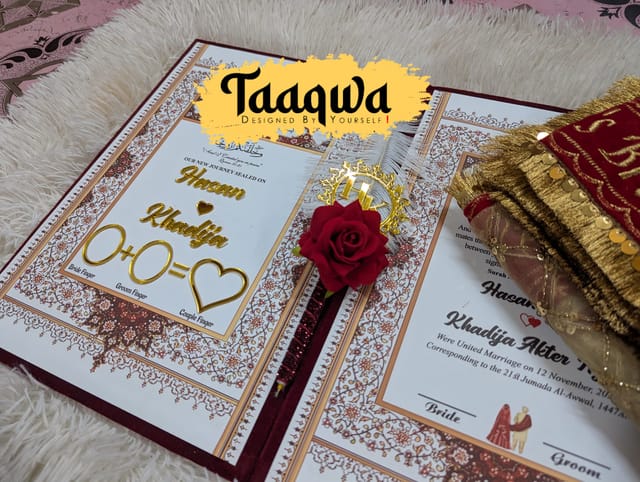 Meroon Nikkah Book With Pen_img_3