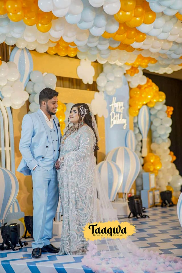 Luxury Hand-Crafted White/Pink Floral Long Veil_img_2